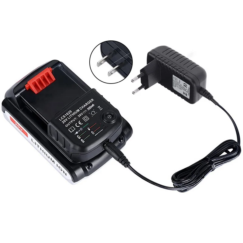 For BLACK&DECKER LCS1620 charger 12V 14V 18V 20V power tools battery charger LXB20 LB20 lithium battery charger
For BLACK&DECKER LCS1620 charger 12V 14V 18V 20V power tools battery charger LXB20 LB20 lithium battery charger