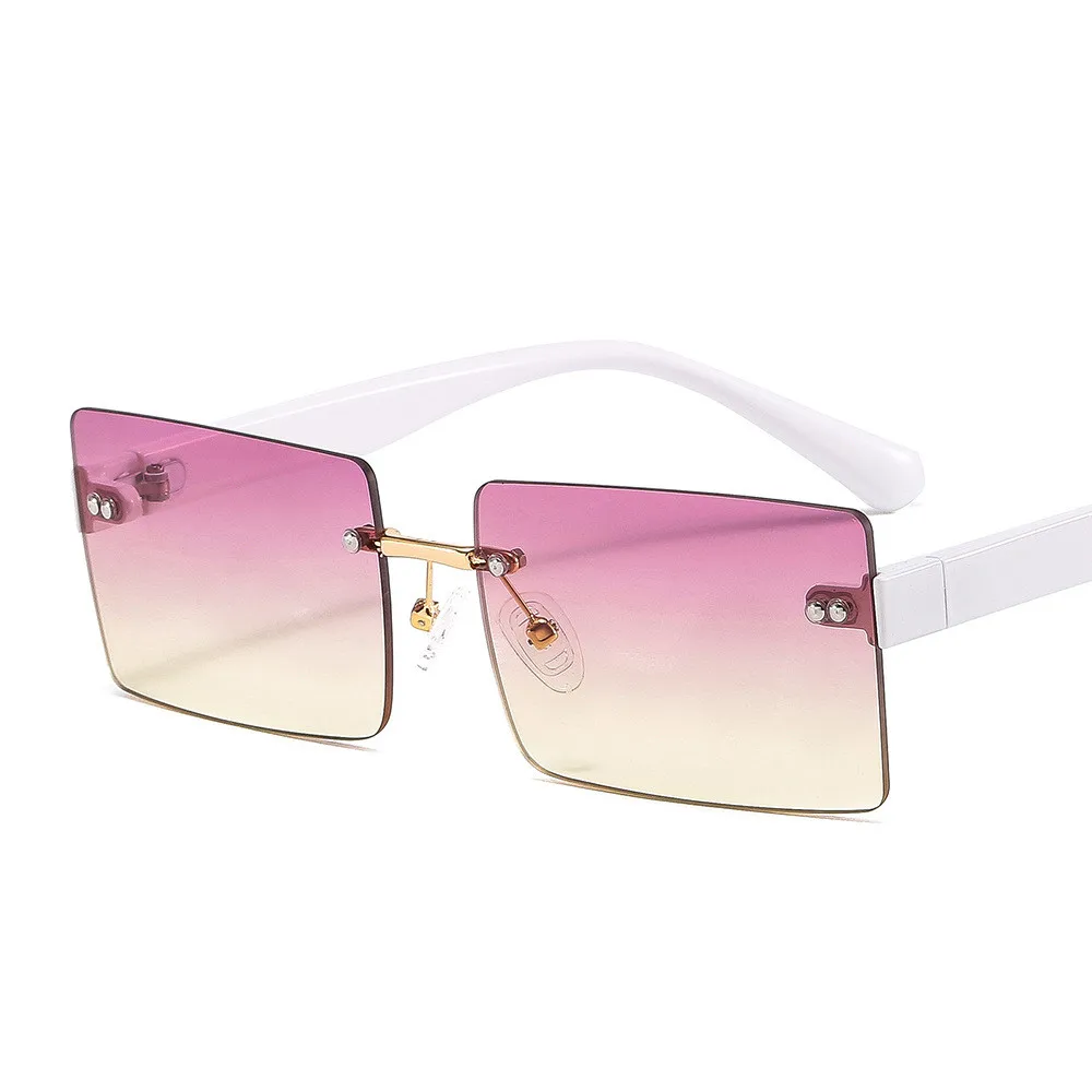 New fashion small rimless rectangle sunglasses rimless colorful square sunglasses 2021, Mix color or custom colors
New fashion small rimless rectangle sunglasses rimless colorful square sunglasses 2021, Mix color or custom colors