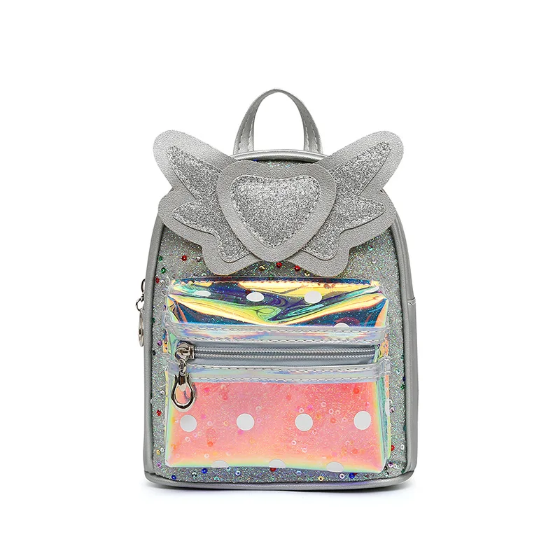 2021 Factory Wholesale New Children's School Bag Sequined Wings Love Cute Small School Bag Backpack, Black + pink + rose red + gold + silver + purple or customized
2021 Factory Wholesale New Children's School Bag Sequined Wings Love Cute Small School Bag Backpack, Black + pink + rose red + gold + silver + purple or customized
