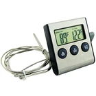 Alarm Digital Magnet Pizza Oven Thermometer with External Stainless Steel Probe and Timer Function
