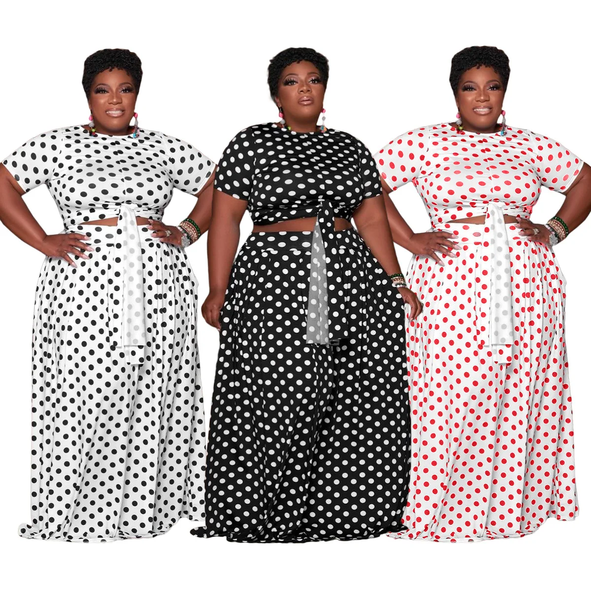 WA77223 2021 new arrival summer ladies casual plus size short sleeve 2 piece set women clothing
WA77223 2021 new arrival summer ladies casual plus size short sleeve 2 piece set women clothing