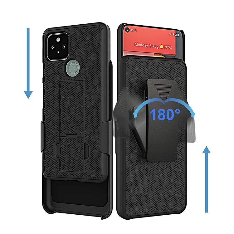 Wholesale Cell Phone Case for Google Pixel 5, Slim Armor Shell Protective Pouch Cover with Swivel Belt Clip Kickstand Holder
Wholesale Cell Phone Case for Google Pixel 5, Slim Armor Shell Protective Pouch Cover with Swivel Belt Clip Kickstand Holder