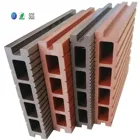 Wpc Decking 3D Engineered Wood Texture Less Fading Anti-Slip Outdoor Square Marina WPC Composite Decking
