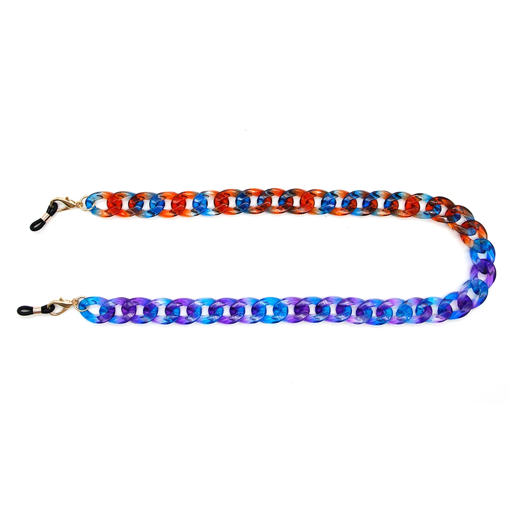 New Trendy 2 tone UV treatment acrylic glasses chain sunglasses rope acryl eyewear chain, As shown or customized
New Trendy 2 tone UV treatment acrylic glasses chain sunglasses rope acryl eyewear chain, As shown or customized