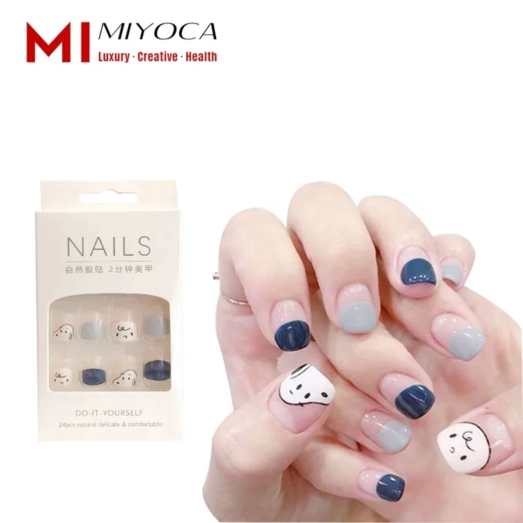 MIYOCA Wholesale Beautiful Summer Nail Art Design Press on Nails Custom Logo Free Oem Ensemble De Faux Ongles with Glue
MIYOCA Wholesale Beautiful Summer Nail Art Design Press on Nails Custom Logo Free Oem Ensemble De Faux Ongles with Glue