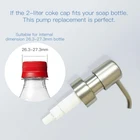 Factory direct good quality silver black plated body wash hair gel shampoo hand pressure lotion bottle pump cap 28mm