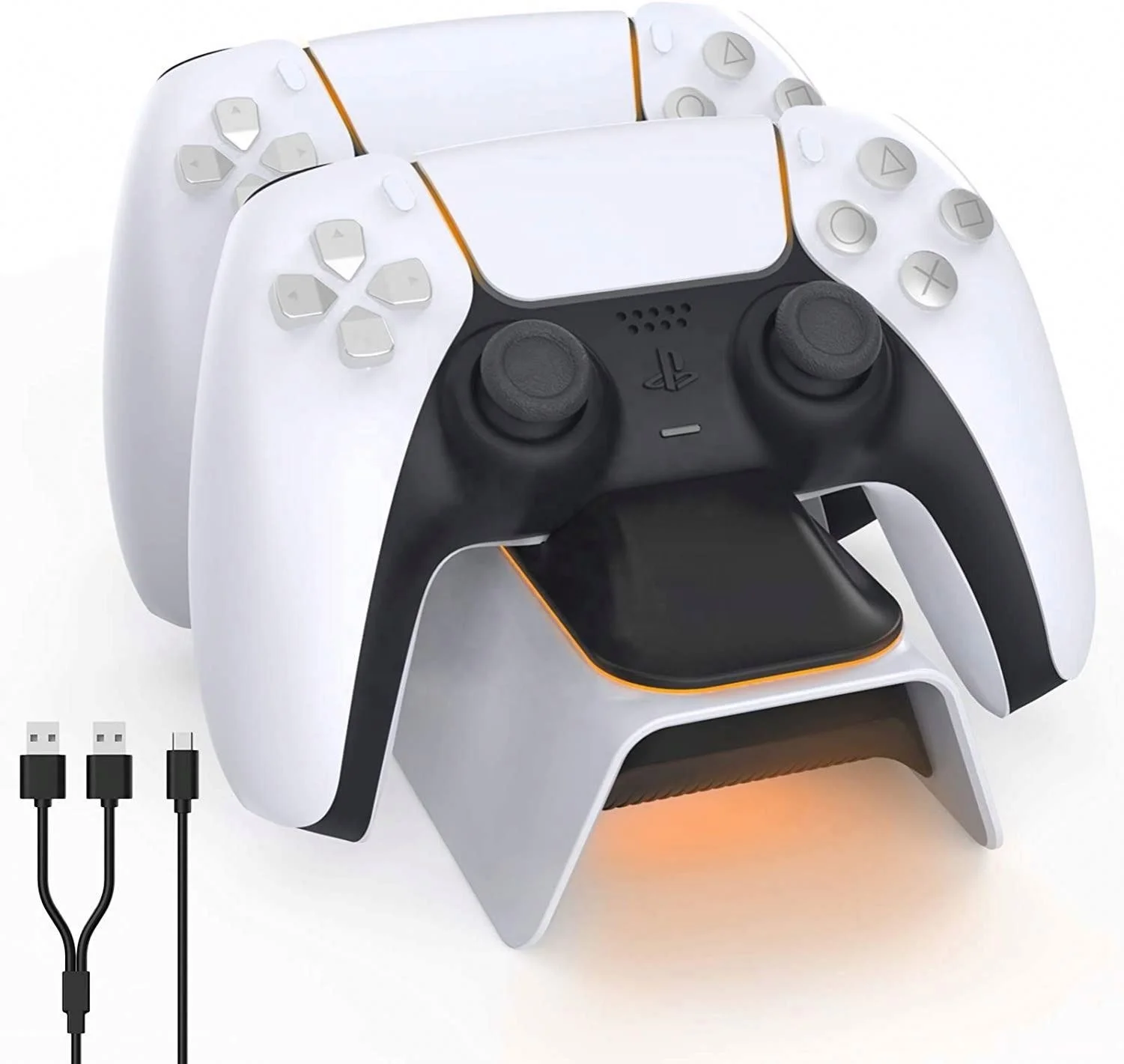 Charger For PS5 For Play Station 5 Controller Double Charger Dock Stand Fast Charging Station
Charger For PS5 For Play Station 5 Controller Double Charger Dock Stand Fast Charging Station