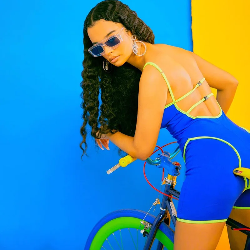 2022 Hot Elastic One Piece Yogawear Quick Dry Stripe Decoration Bright Color Backless Short Sport Ladies Jumpsuits, Customized color
2022 Hot Elastic One Piece Yogawear Quick Dry Stripe Decoration Bright Color Backless Short Sport Ladies Jumpsuits, Customized color