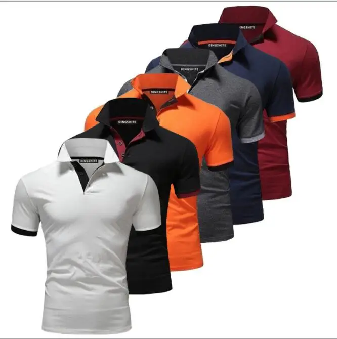 2021 brand summer new men's T-shirt lapel casual short-sleeved stitching T-shirt men's solid color T-shirt
2021 brand summer new men's T-shirt lapel casual short-sleeved stitching T-shirt men's solid color T-shirt