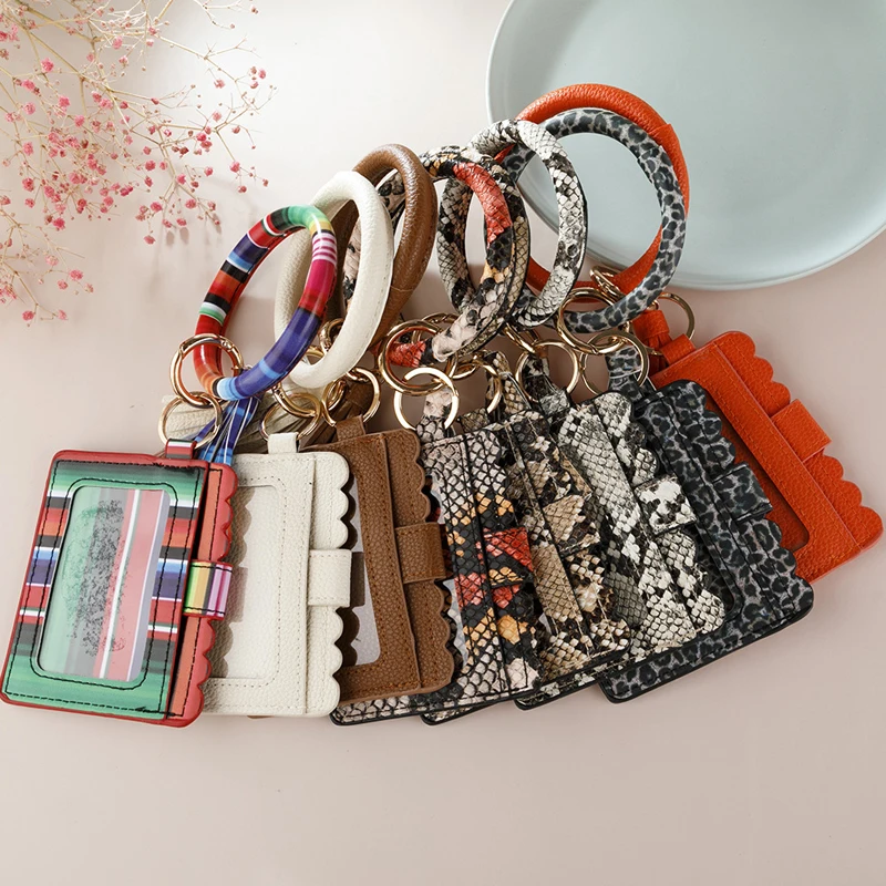 Hot Bag Wallet Leopard Print PU Leather Bracelet Keychain Credit Card Wallet Bangle Tassels Key Ring Handbag Lady Accessories
Hot Bag Wallet Leopard Print PU Leather Bracelet Keychain Credit Card Wallet Bangle Tassels Key Ring Handbag Lady Accessories