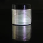 JULIANG strongly bright green/golden/red pearlescent cosmetic grade 40-150 um particle size chameleon mica pigment powder