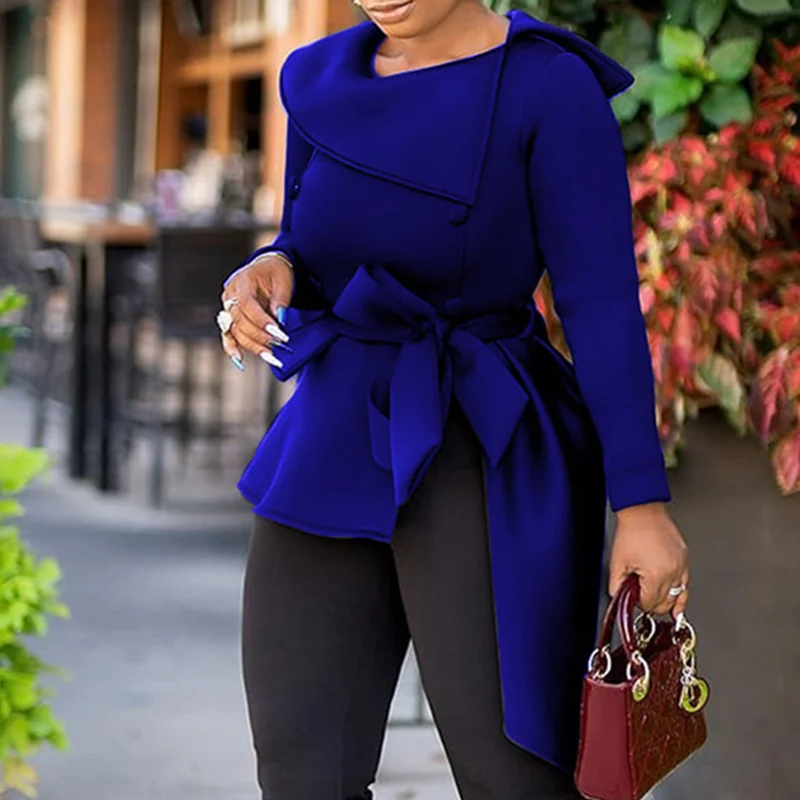 Winter irregular O Neck Work Wear Elegant Black African Women Blouses, Red, white,yellow,burgundy,black,blue
Winter irregular O Neck Work Wear Elegant Black African Women Blouses, Red, white,yellow,burgundy,black,blue