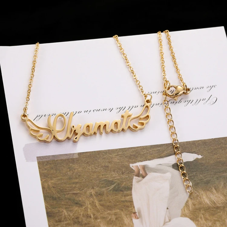 DIY personalized custom name titanium steel necklace English stainless steel letter necklace factory direct sales, Picture shows
DIY personalized custom name titanium steel necklace English stainless steel letter necklace factory direct sales, Picture shows