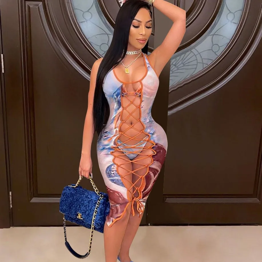Summer Three Piece Set Women Clothing 2021 New Arrivals Lace-Up Printed Sexy Dresses For Ladies 3 Pieces Bikini Dress, Blue
Summer Three Piece Set Women Clothing 2021 New Arrivals Lace-Up Printed Sexy Dresses For Ladies 3 Pieces Bikini Dress, Blue