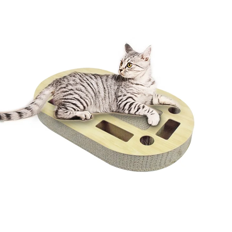 new design pet sofa toy lounge wide cute cat scratcher mat cardbord with ball, As picture
new design pet sofa toy lounge wide cute cat scratcher mat cardbord with ball, As picture