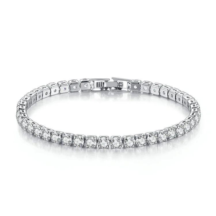 White Gold Bracelet Accessories Women Hip Hop Jewelry Iced Out Diamond Charm Bracelet, Picture shown
White Gold Bracelet Accessories Women Hip Hop Jewelry Iced Out Diamond Charm Bracelet, Picture shown
