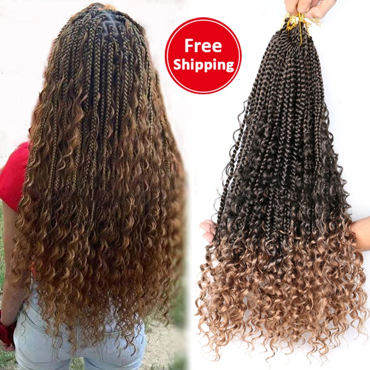 Free shipping Faux Human Synthetic Crochet Box Bohemian Curly Ends Air 3 Strand Pre Stretch Braids Hair
Free shipping Faux Human Synthetic Crochet Box Bohemian Curly Ends Air 3 Strand Pre Stretch Braids Hair