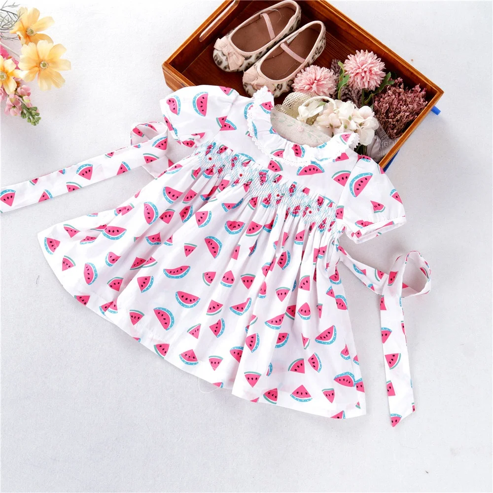C5255 summer toddler baby girls dresses smocked dress watermelon embroidery wholesale kids clothing children
C5255 summer toddler baby girls dresses smocked dress watermelon embroidery wholesale kids clothing children