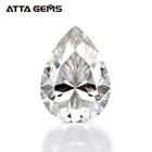 VVS1 Brilliant Pear Cut Diamond Substitute Gems Loose Synthetic White Moissanite Stone Price