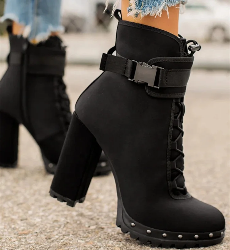 2021 New Arrival Warm Women Block High Heel Platform Rivet Ankle Booties Ladies Suede Buckle Strap Boots, Red,army green
2021 New Arrival Warm Women Block High Heel Platform Rivet Ankle Booties Ladies Suede Buckle Strap Boots, Red,army green