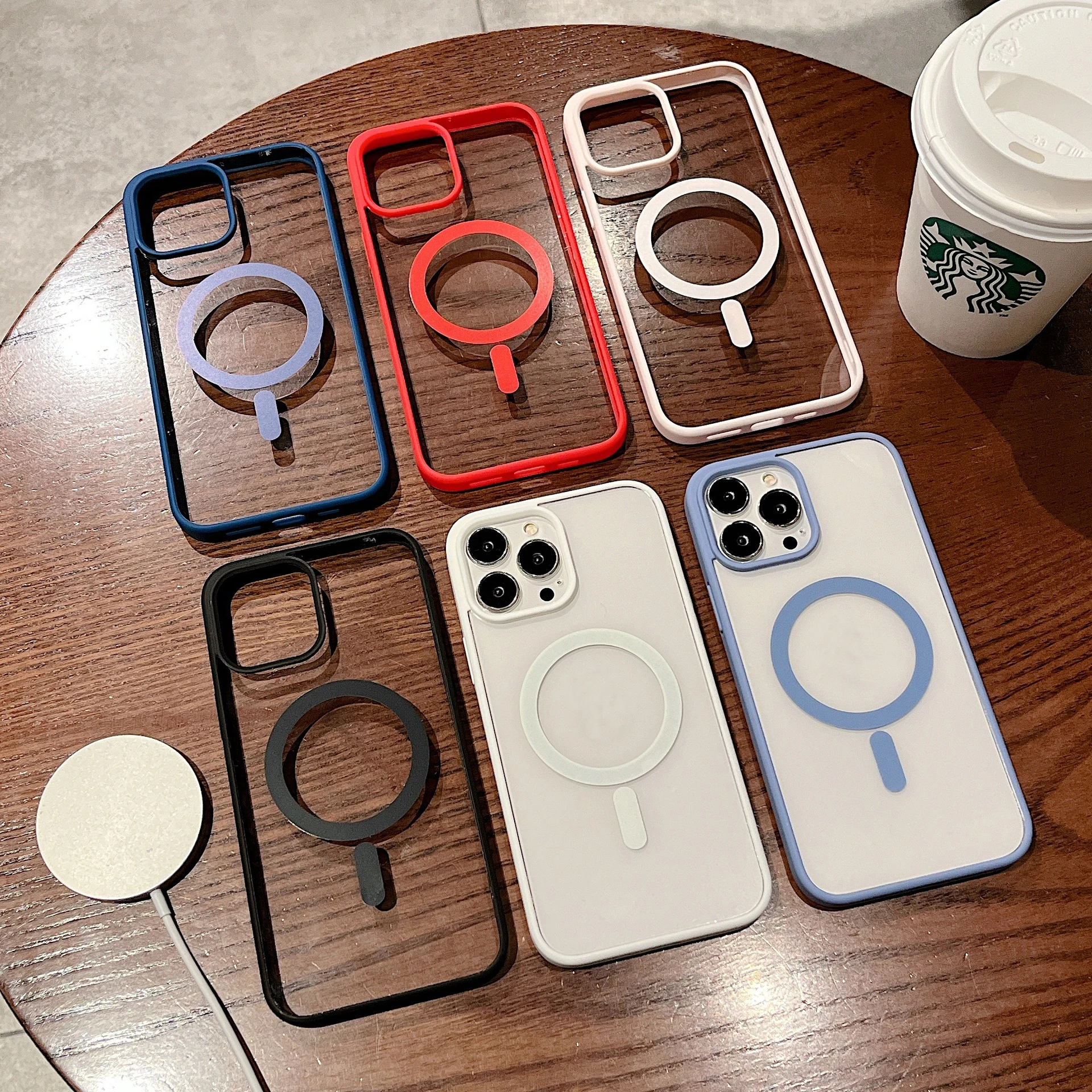 Magnetic Wireless Charging Acrylic Phone Case for iPhone 15 Pro Max Plus Magnet Shockproof Phone Case Cover Protector
Magnetic Wireless Charging Acrylic Phone Case for iPhone 15 Pro Max Plus Magnet Shockproof Phone Case Cover Protector