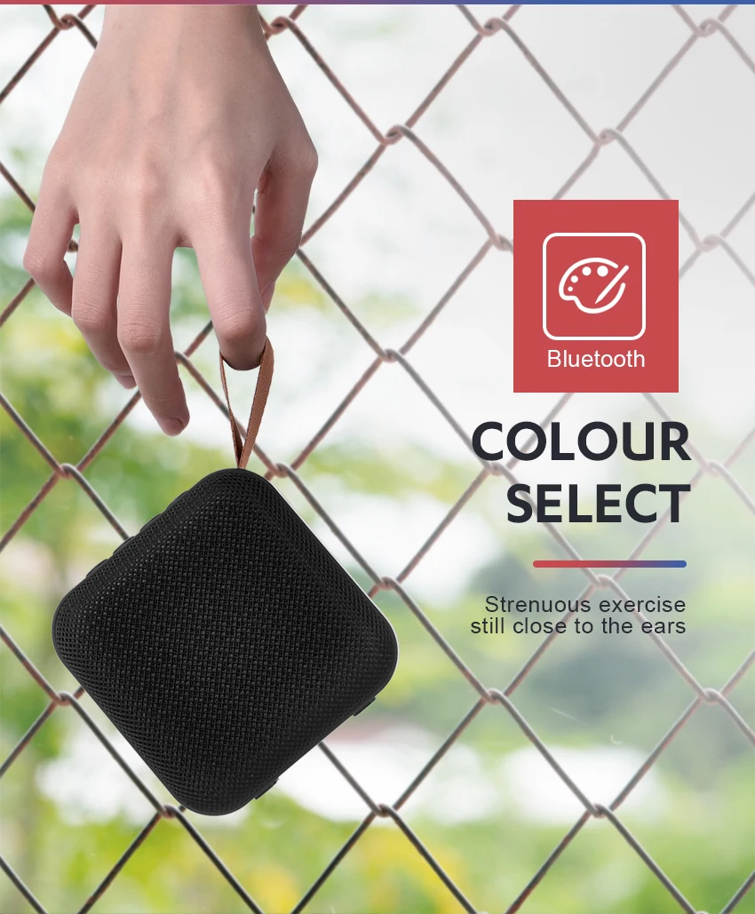 T5 Wireless Bluetooth Mini Speaker Portable Speakers Subwoofer Bluetooth 4.2 with SD FM Outdoor Column Loudspeaker - ANKUX.COM
