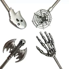 Sticks Sticks Stirrers Halloween Metal Cocktail Stirrers Set Zinc Alloy Skulls Swizzle Sticks Stirrer Cocktail Bar Stirrers