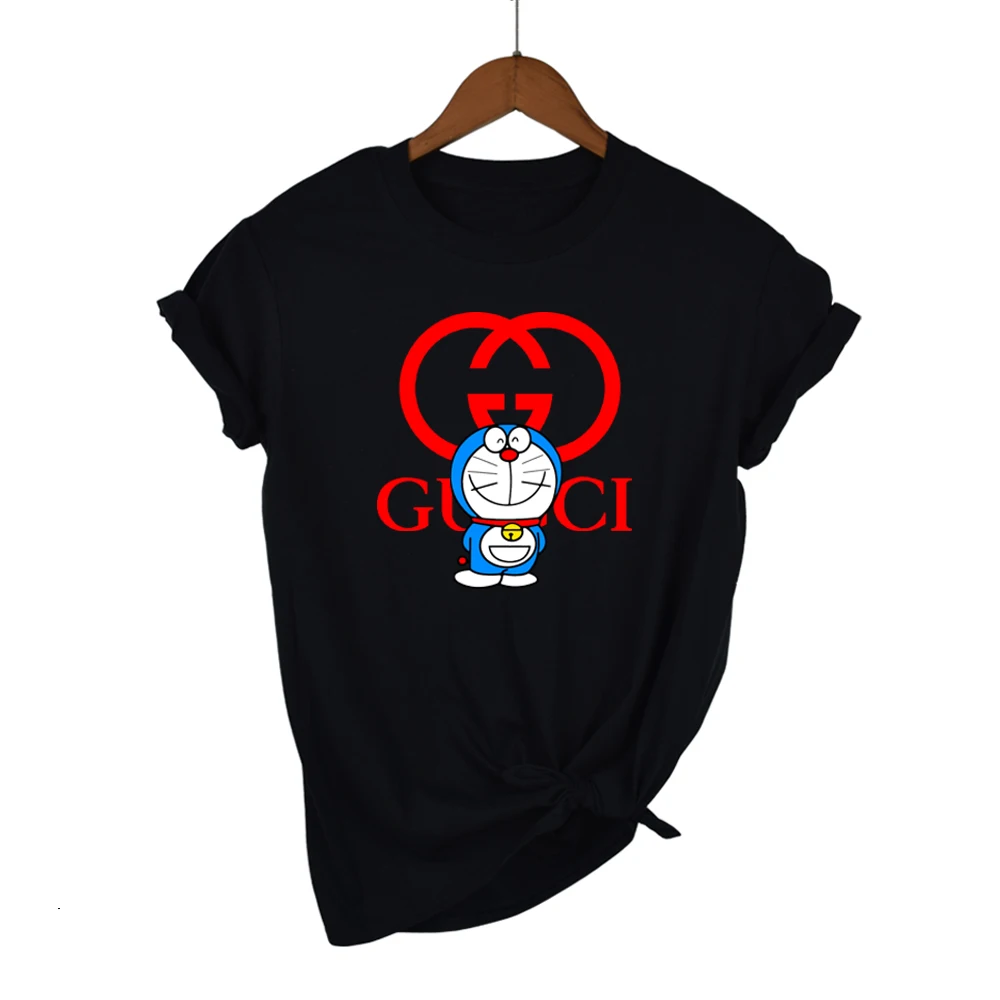 New spring and summer Doraemon printing lovely cartoon comfortable cotton short-sleeved T-shirt female fashion
New spring and summer Doraemon printing lovely cartoon comfortable cotton short-sleeved T-shirt female fashion