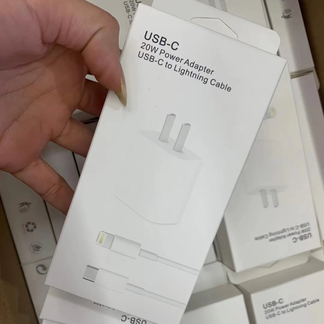 Original 1:1 type-C USB charging phone cable PD 20W plug power adapters fast charger for apple iphone charger, White
Original 1:1 type-C USB charging phone cable PD 20W plug power adapters fast charger for apple iphone charger, White