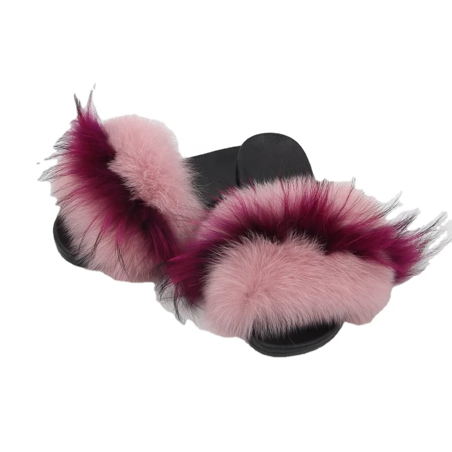 QIUCHEN OEM PVC sole 2021 new fashion real fox fur bedroom fur slippers, Over 50 colors
QIUCHEN OEM PVC sole 2021 new fashion real fox fur bedroom fur slippers, Over 50 colors
