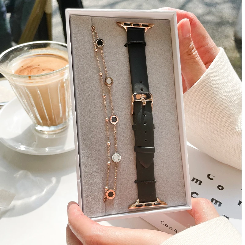 ConAmor | Little Green | Jewelry Series Apple Watch Band for series 6/SE/5/4 strap Climber Hidemi Apple Watch Band
ConAmor | Little Green | Jewelry Series Apple Watch Band for series 6/SE/5/4 strap Climber Hidemi Apple Watch Band