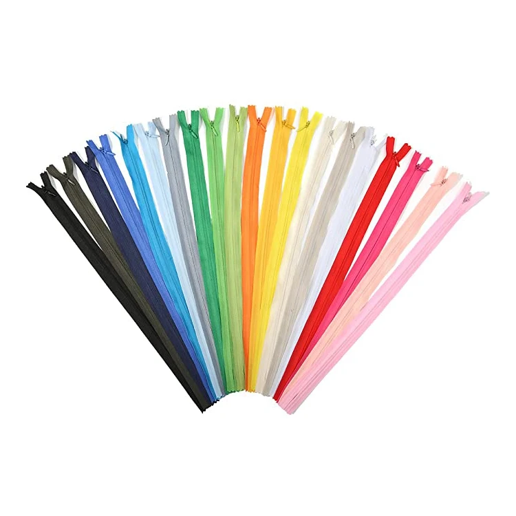 New Designer 5# Zippers Pulls Strong Nylon Coil Fashion Invisible Zipper For Sewing Clothes Cushion Pillow Tailor Tool
New Designer 5# Zippers Pulls Strong Nylon Coil Fashion Invisible Zipper For Sewing Clothes Cushion Pillow Tailor Tool