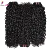 Peruvian Funmi hair Piexy curl Double drawn Kinky Curly remy Hair one bundle Pixel curl Natural black Color can be dye For Women