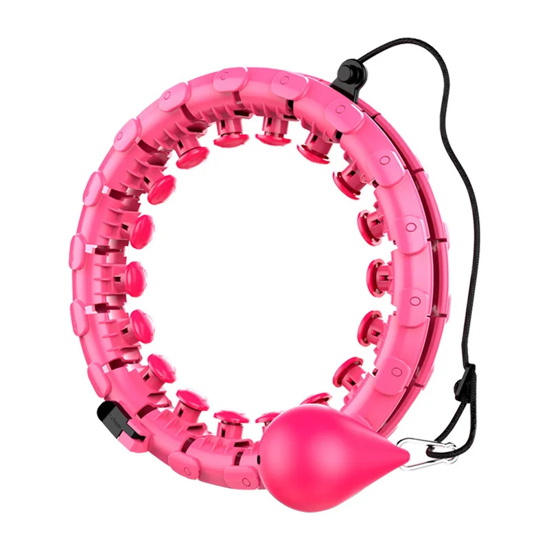 24 Sections Detachable Finess Waist Trainer For Slimming Massage Lose Weight Sport at Home Weighted Hoop Smart Ring, Pink,blue,purple
24 Sections Detachable Finess Waist Trainer For Slimming Massage Lose Weight Sport at Home Weighted Hoop Smart Ring, Pink,blue,purple