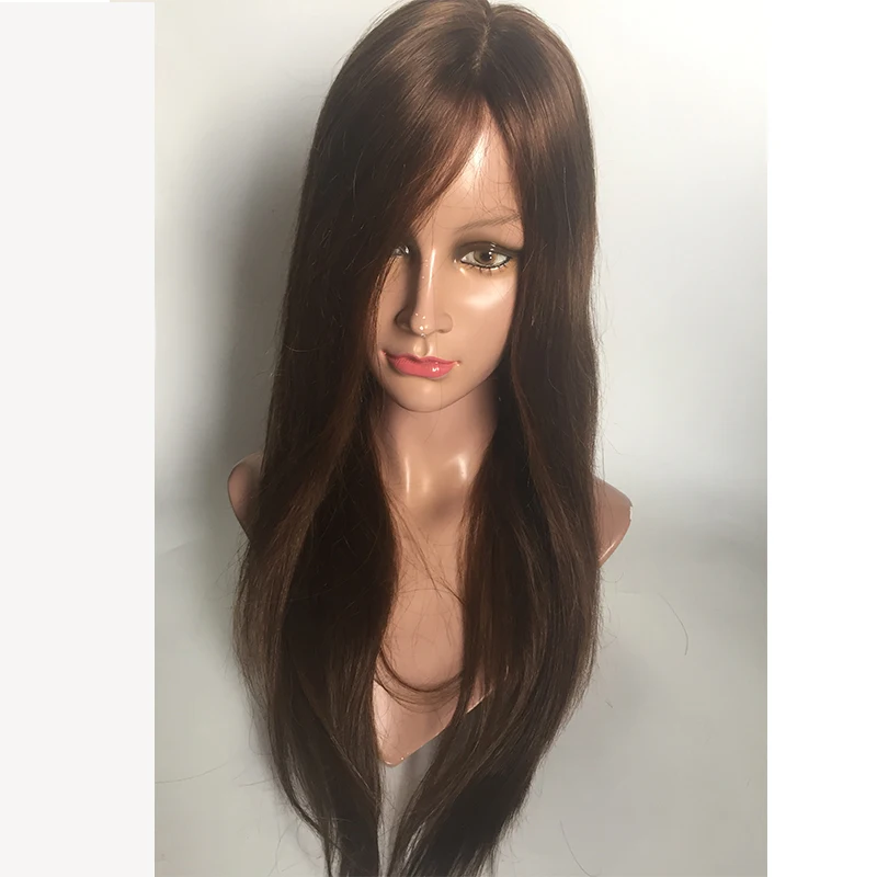YL Factory wholesale virgin silk base wig straight hair brown hair glueless, Any color is available
YL Factory wholesale virgin silk base wig straight hair brown hair glueless, Any color is available