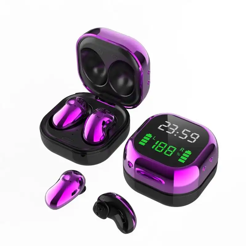 S6 Plus Headset Bluetooth Earphone 5.1 TWS Earbuds LED Display 6D IPX4 Wireless Headphones With Microphone audifon bluetooth, Black, blue, purple
S6 Plus Headset Bluetooth Earphone 5.1 TWS Earbuds LED Display 6D IPX4 Wireless Headphones With Microphone audifon bluetooth, Black, blue, purple