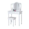 Custom-Made Girls Toy Make Up Mirror Dressing Table With Chair