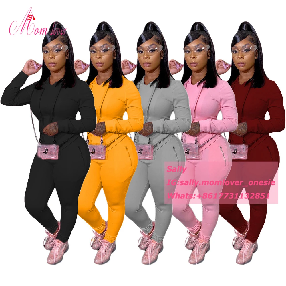 SW9334 Casual Ladies 2 Pcs Solid Color Hooded Bodycon Yoga Wear Clothing Two Piece Autumn Women Tracksuit Set
SW9334 Casual Ladies 2 Pcs Solid Color Hooded Bodycon Yoga Wear Clothing Two Piece Autumn Women Tracksuit Set