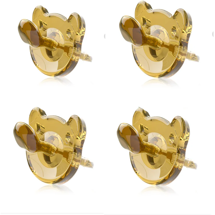 Best Selling Animal Shape Gold Tip Silicone Silica Gel Pacifier Baby Silicone Pacifier, Transparent,gold
Best Selling Animal Shape Gold Tip Silicone Silica Gel Pacifier Baby Silicone Pacifier, Transparent,gold