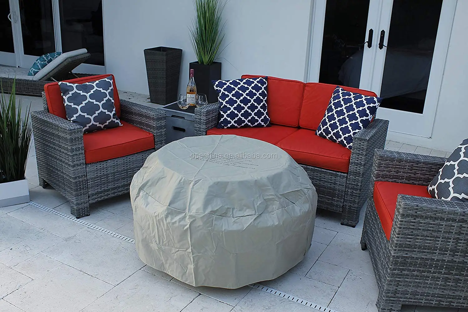 Outdoor gas baking stove fire pits