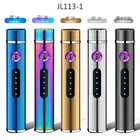 Zinc Alloy USB mini ARC Electronic cigarette Lighter