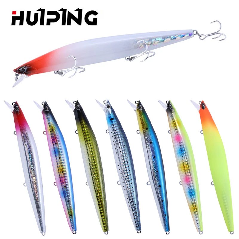 HUIPING Floating Minnow145mm 23g Artificial Bait Pike Trout Bass Saltwater Freshwater Pesca fishiing lure 9119, 10 colors
HUIPING Floating Minnow145mm 23g Artificial Bait Pike Trout Bass Saltwater Freshwater Pesca fishiing lure 9119, 10 colors