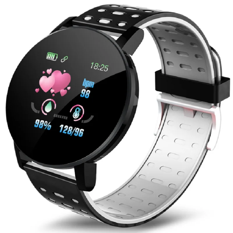 119 Plus Smart Watch Blood Pressure Round Heart Rate Waterproof Sports Tracker With Alarm Clock for Android IOS
119 Plus Smart Watch Blood Pressure Round Heart Rate Waterproof Sports Tracker With Alarm Clock for Android IOS