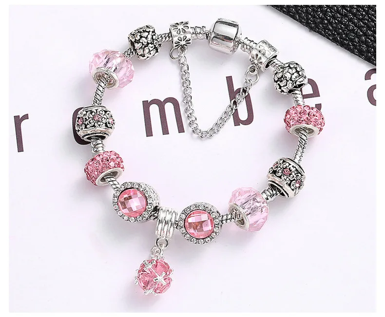 Amazon Hot Sale Amethyst Flower Key Charm Bracelets CZ Zircon Murano Crystal Rhinestone Pave Beads Eiffel Towel Bracelet
Amazon Hot Sale Amethyst Flower Key Charm Bracelets CZ Zircon Murano Crystal Rhinestone Pave Beads Eiffel Towel Bracelet