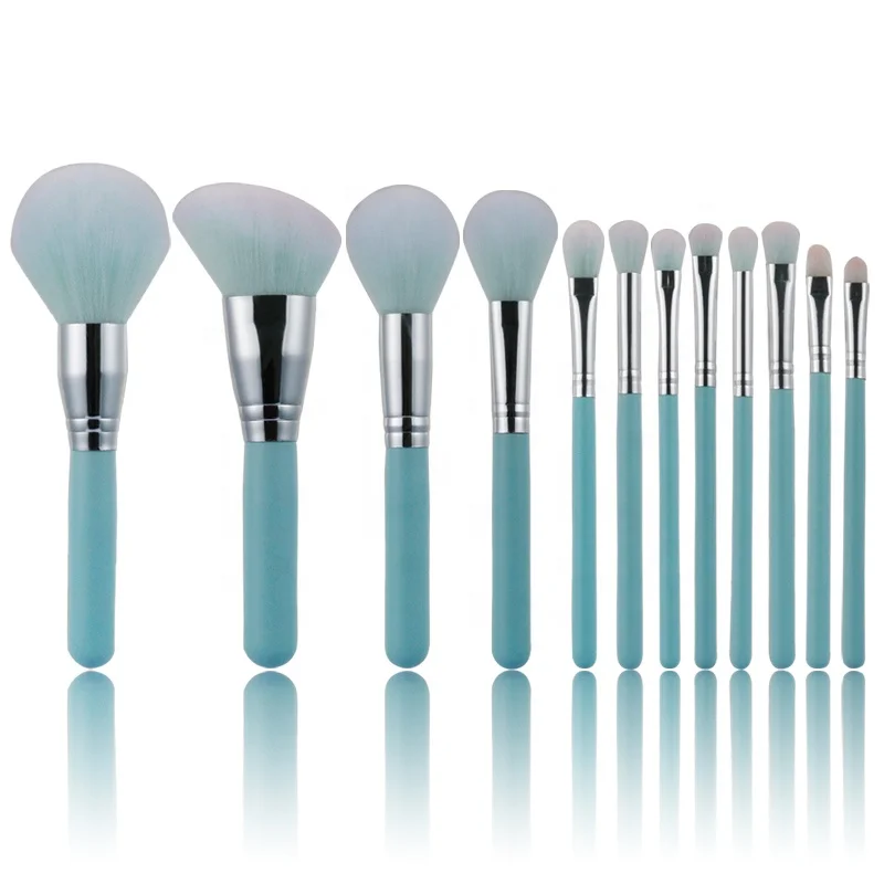 12pcs blue handle makeup brush professional cosmetics brush tool, Customized color accepted
12pcs blue handle makeup brush professional cosmetics brush tool, Customized color accepted