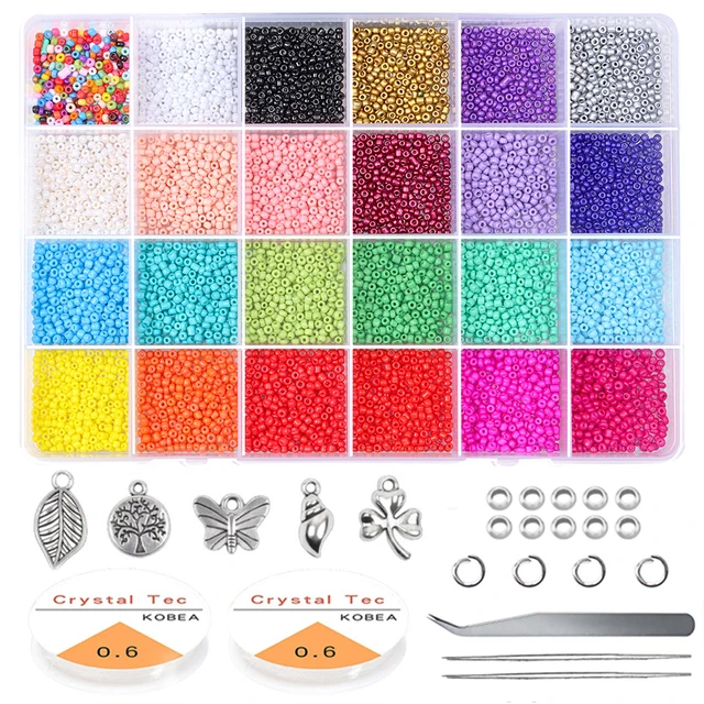 M006 Small Craft Beads with Tool Kit for Jewelry Making Supplies DIY Craft Bracelet, As picture
M006 Small Craft Beads with Tool Kit for Jewelry Making Supplies DIY Craft Bracelet, As picture