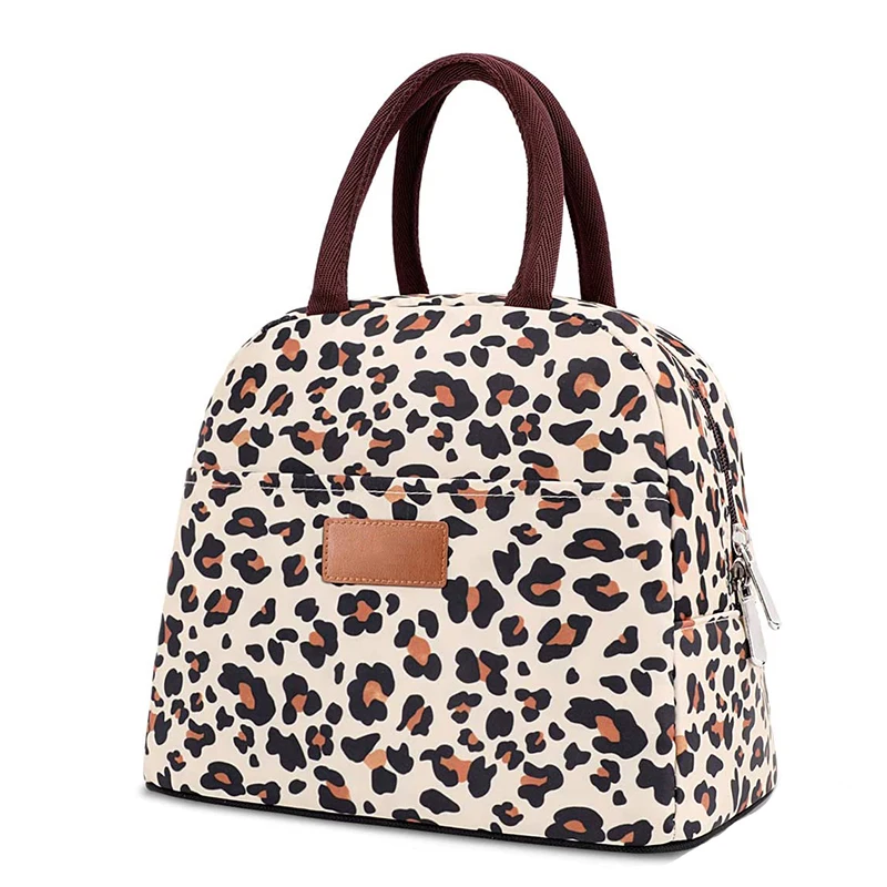 Leakproof Lunch Tote Bag Leopard Sealed Insulated Cooler Bag Women Girl Food Delivery Bags, Customized
Leakproof Lunch Tote Bag Leopard Sealed Insulated Cooler Bag Women Girl Food Delivery Bags, Customized