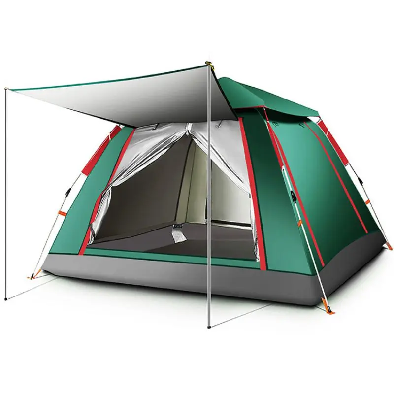 Wholesale outdoor 3-4 people beach thickened rainproof automatic camping fast open four-sided tent
Wholesale outdoor 3-4 people beach thickened rainproof automatic camping fast open four-sided tent