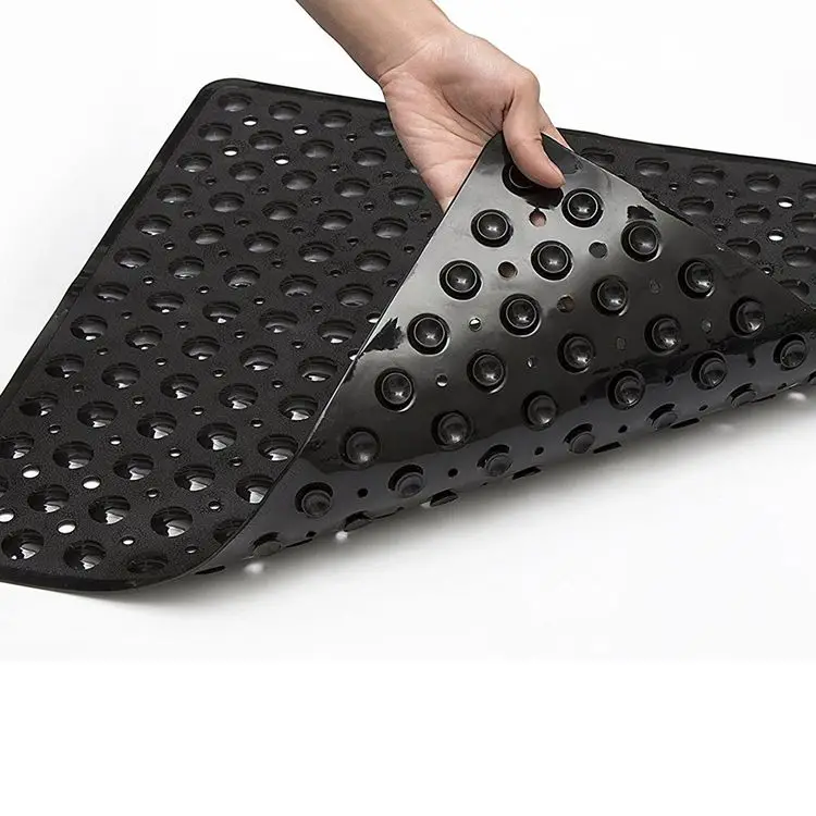 Square 54x54CM Non-Slip Suction Cups with Drain Holes Machine Washable Bath Shower Tub Mat for Bathroom, Customized color
Square 54x54CM Non-Slip Suction Cups with Drain Holes Machine Washable Bath Shower Tub Mat for Bathroom, Customized color