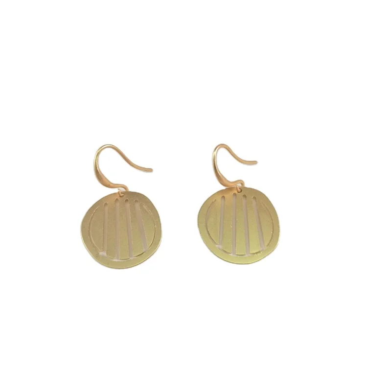 New Procuts European American Style Simple Elegant Women Pierced Gold Round Earring For Gift
New Procuts European American Style Simple Elegant Women Pierced Gold Round Earring For Gift